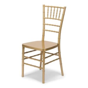 Gold chiavari (no cushion) chair